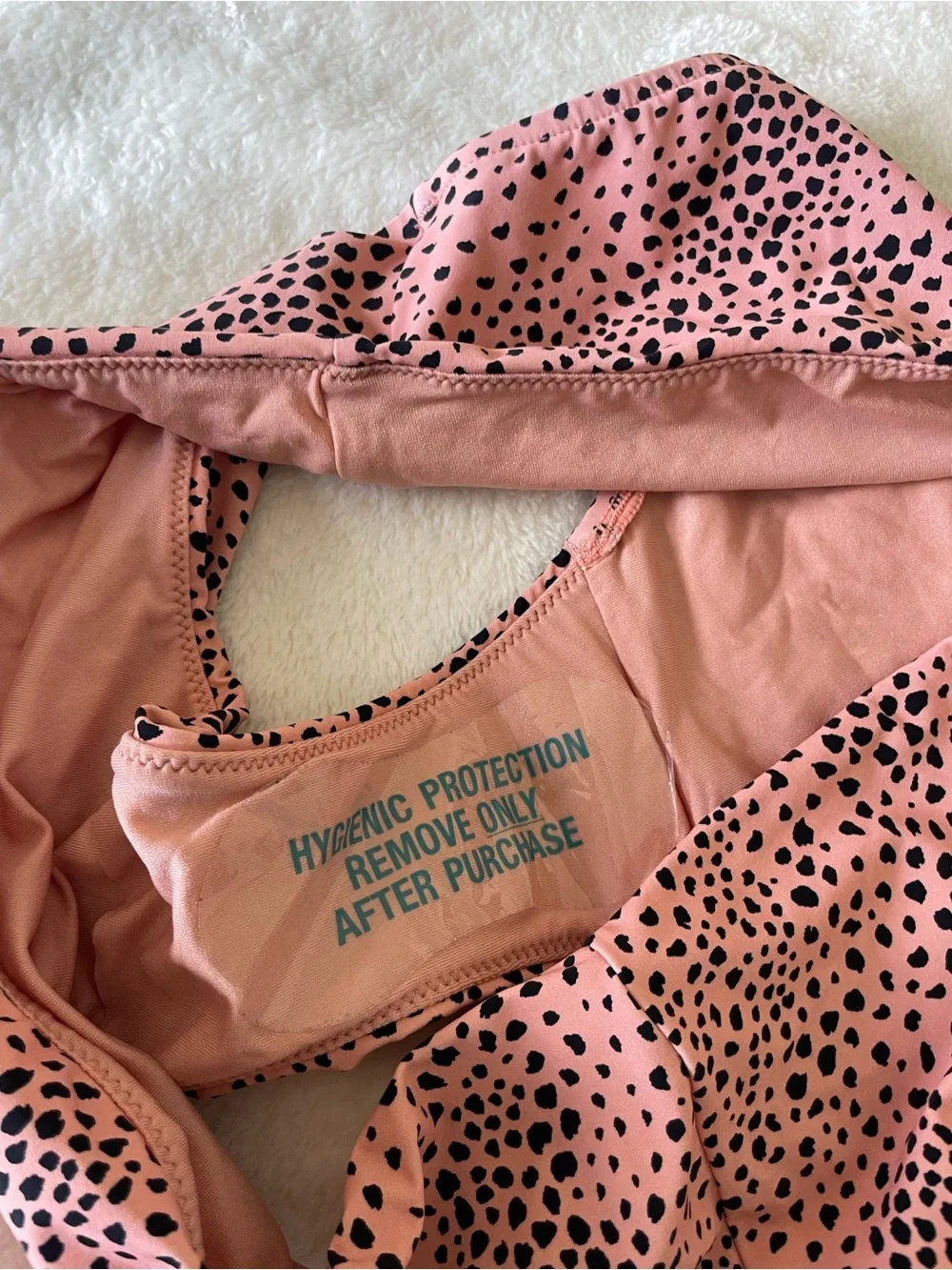 Seafolly Safari Spot Wide Side Retro Bikini Bottoms in Rose Sands